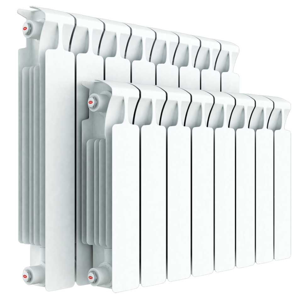 Радиатор биметаллический Rifar Monolit 500 / 5 секций, нижнее подключение
