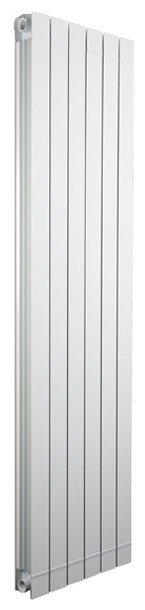 Вертикальный алюминиевый радиатор Fondital GARDA 1200 S/90  Aleternum / 4 секции