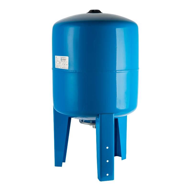 Расширительный бак Stout, гидроаккумулятор 50 литров вертикальный (цвет синий)