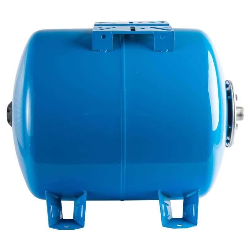 Расширительный бак Stout, гидроаккумулятор 100 литров горизонтальный (цвет синий)