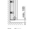 Комплект креплений 2хSMB 30-75, для радиаторов Zehnder Charleston от 4 до 22 секций