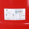 Расширительный бак Stout для отопления 150 литров (цвет красный)