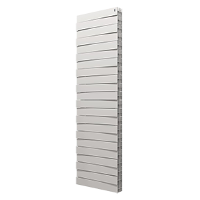 Радиатор биметаллический RoyalThermo PianoForte Tower / Bianco Traffico - 22 секции + Комплект креплений