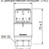 Терморегулятор (термостат) Oventrop Uni SH для радиаторов отопления, матовая сталь