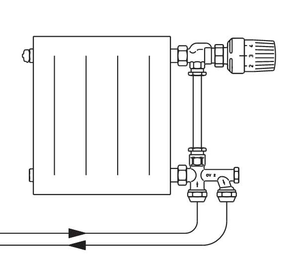 Узел радиатора отопления. Схема подключения панельных радиаторов. Термостатический клапан для радиатора схема подключения. Схема подключения терморегулятора к батарее отопления. Схема подключения батареи с терморегулятором.