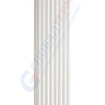 Вертикальный радиатор стальной трубчатый Zehnder Charleston 2180 / 14 секций, боковое подключение