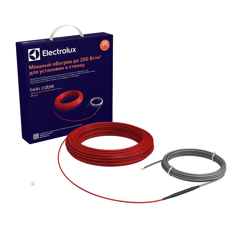 Греющий кабель для теплого пола Electrolux ETC 2-17-1000 (комплект)