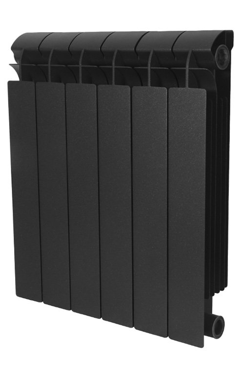 Радиатор биметаллический Global Style Plus 500 / 6 секций, черный