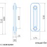 Радиатор чугунный Exemet Magica 600/400 - 4 секции